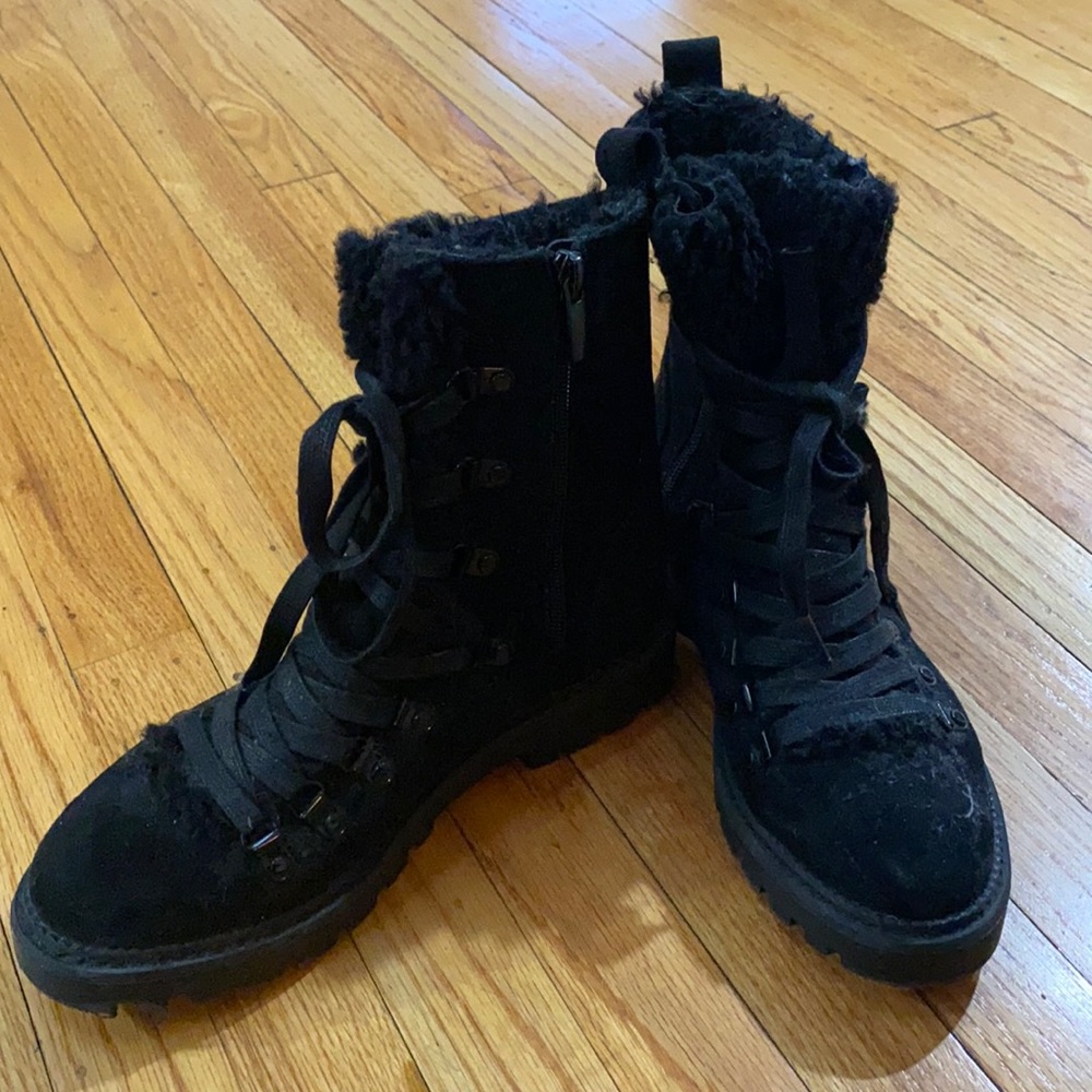 Fleece lined boots